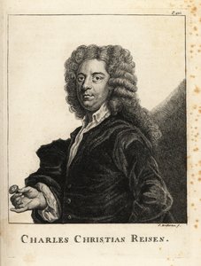 Portrett av Charles Christian Reisen (1680-1725), engelsk edelstensgravør og seglgravør