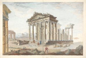 Ruinene av templene i Saltronza av James Bruce