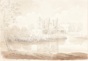 Castle Rheban ved elven Barrow, Athy.