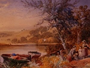 Lakeside (detalj av 56890) av James Burrell Smith