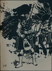 Illustrasjon til Riccardo Stephenss Ballad, Hells Piper, c1912