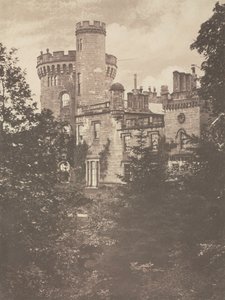 Utsikt over Tullichewan Castle, Glasgow. av James Campbell of Strachathro