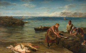 Breakfasts For The Porth, 1907. av James Clarke Hook