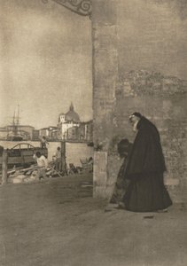 Kameraarbeid: En fransiskaner, Venezia, 1904.