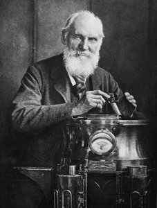 Lord Kelvin , skotsk matematiker og fysiker, med sitt kompass, 1902