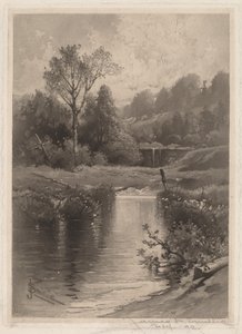 En gammel demning nær Montrose av James David Smillie