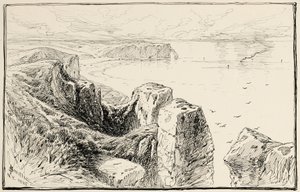 Cliffs of Normandie, nær Etretat