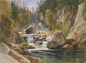 På Ausable, 1869.