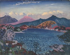 Bala Lake, ca. 1911 (olje på panel)