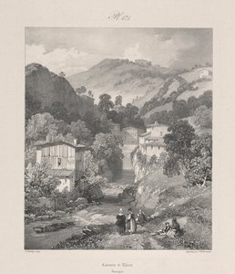 Fossene i Thiers, Auvergne av James Duffield Harding