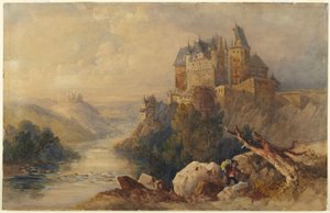 Tidlig morgen ved Mosel av James Duffield Harding