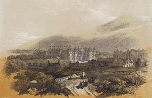 Holyrood Palace (chromolitho) av James Duffield Harding