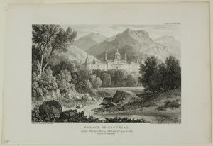 Escurial-palasset av James Duffield Harding