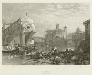 Roma, Ponte Rotti av James Duffield Harding