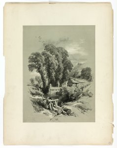 Row W. Trefriw, Wales, fra Picturesque Selections av James Duffield Harding