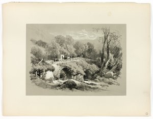 South Brent, Devon, fra Picturesque Selections av James Duffield Harding
