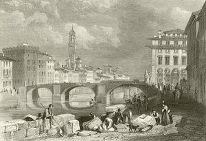 Broen til Santa Trinita av James Duffield Harding