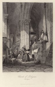 Polignac-kirken i Auvergne av James Duffield Harding