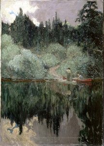 Rydd etter regn, Magnetawan River, Ontario
