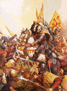 Wallenstein i slaget ved Lutzen av James Edwin McConnell