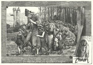 The Pied Piper of Hamelin (gravering)