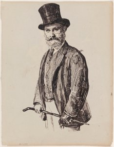 Etter Fantin-Latour: maleren Édouard Manet av James Ensor