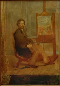 Ensor ved staffeliet hans av James Sidney Ensor