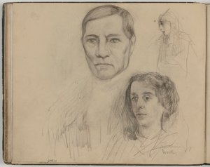 Ensors far (?) og mor av James Ensor