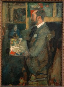 Portrett av Théo Hannon av James Sidney Ensor