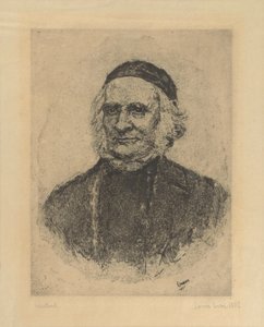 Portrett av den svenske botanikeren Elias Fries av James Ensor