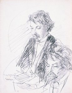 Portrett av kunstneren Henry de Groux av James Ensor