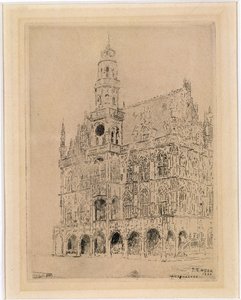 Rådhuset i Oudenaarde av James Ensor