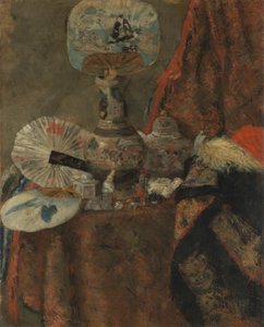 Stilleben med chinoiserier av James Ensor