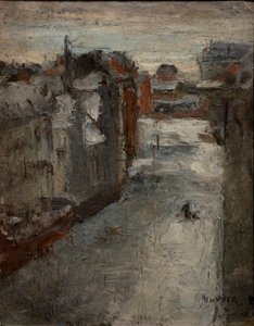 Van Iseghemlaan under snøen av James Ensor