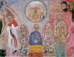 The Vile Vivisectors, ca. 1930 (olje på lerret) av James Ensor
