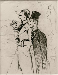 To herrer av James Sidney Ensor