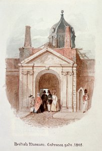 British Museum, inngangsport, 1848