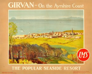 Girvan - På Ayrshire Coast. Det populære badestedet, 1920-tallet. av James Fullarton Sloane