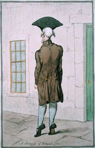 A Burgess of Warwick Lane, utgitt av Hannah Humphrey i 1795 (håndfarget etsning) av James Gillray