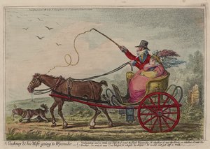En Cockney og hans kone skal til Wycombe av James Gillray