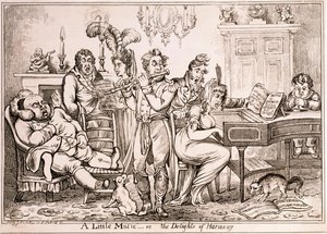 A Little Music or The Delights of Harmony, gravert av William Brocas, trykt i London av J. Sidebotham, 1810