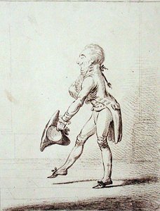 En seremonimester , utgitt av Hannah Humphrey i 1803 (radering) av James Gillray
