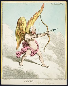 Cupid, fra New Pantheon No.4, utgitt av Hannah Humphrey, 1799