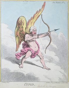 Cupid, utgitt av Hannah Humphrey i 1799 (håndfarget etsning)