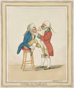 Easing the Tooth-ach, utgitt av Hannah Humphrey, 1796