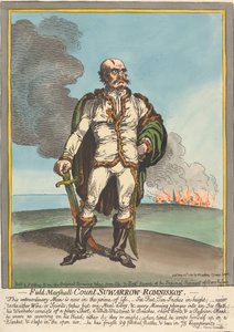 Feltmarskalk grev Suwarrow-Rominskoy av James Gillray