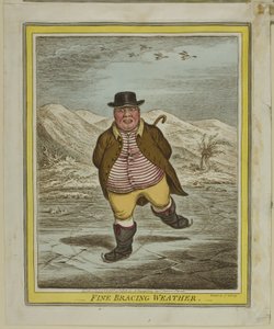 Fint avstivningsvær av James Gillray