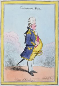 For å forbedre rasen, skissert i Wirtemberg, utgitt av Hannah Humphrey i 1796 (håndfarget etsning)