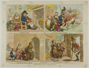 John Bulls fremgang av James Gillray