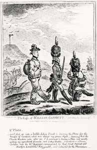Plate 2, fra The Life of William Cobbett, skrevet av ham selv, pub. av H. Humphrey, 1809 av James Gillray